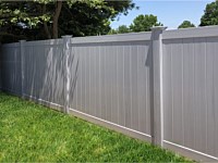 <b>6 foot hight Ash Gray Vinyl Privacy Fence</b>